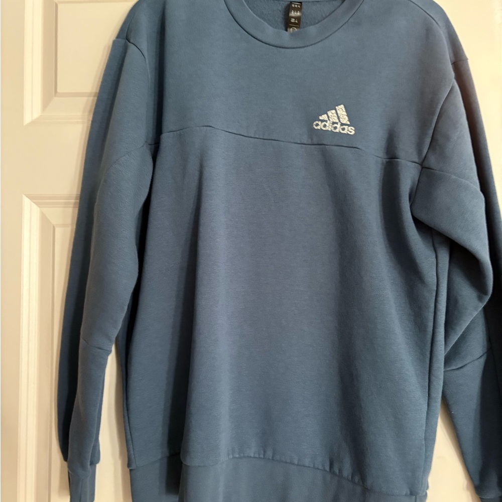 Adidas Men's Blue Sweater